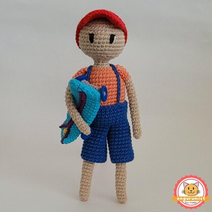 Skater Boy Amigurumi Doll Pattern