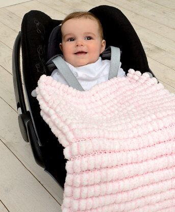 Baby Cushion, Blanket, Playmat & Cot Bumper in Rico Creative Pompon Party - 220 - Downloadable PDF