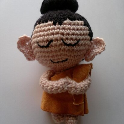 Crochet Baby Buddha Pattern Unique Amigurumi Doll