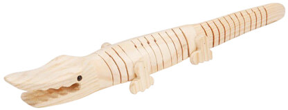 Darice Wood Wiggle Animal - Alligator 12"X2"