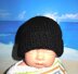 Baby Black Beanie