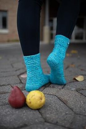 Bosc Pear Socks Fingering