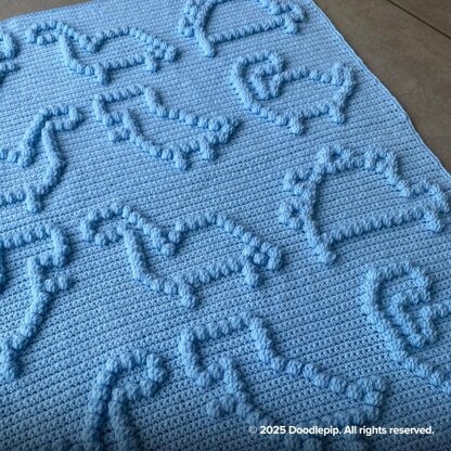 Bobble Crochet Dinosaur
