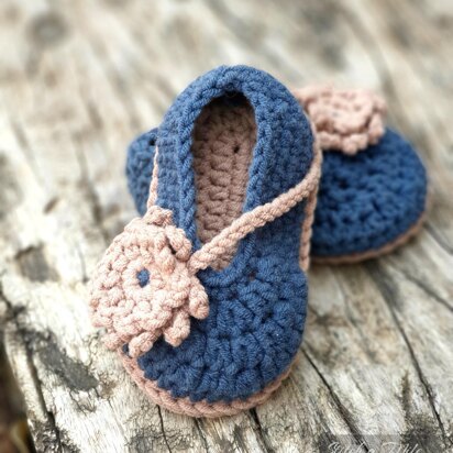 Baby Bootie Mary Janes - 2 different trim options