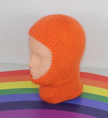 Toddler and Child Simple Aran Balaclava Circular