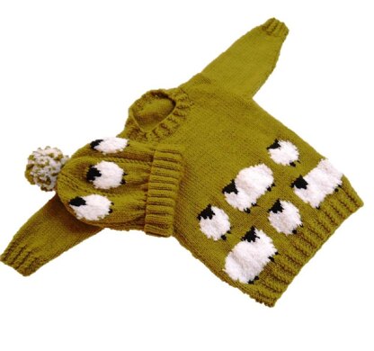 Sheep Sweater and Hat