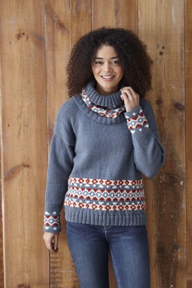 Ladies in King Cole Merino Blend DK - 5870 - Leaflet