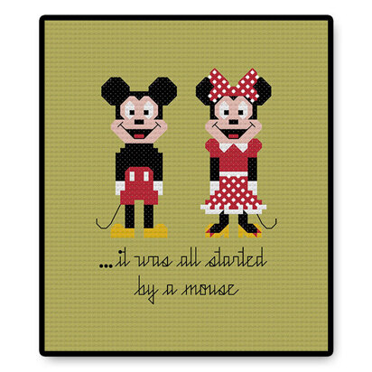 Mickey Mouse - PDF Cross Stitch Pattern