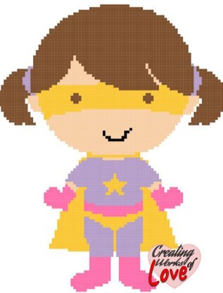 Super Kid Girl Stitch Graphgan