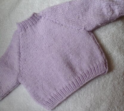 Hearts and Sparkle Baby cardigan