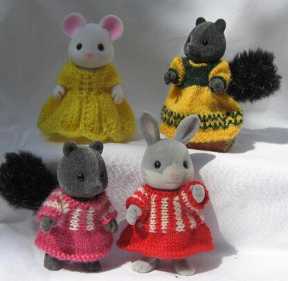 Ravelry: Sylvanian Families Baby Dresses pattern by Dez Alyxander