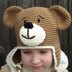 Earflap Bear Hat Crochet Pattern