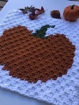 Pumpkin Blanket Square