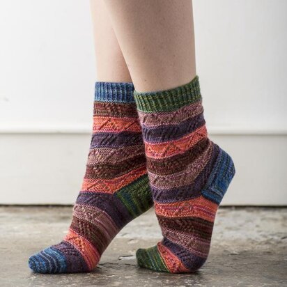 Mixalot Socks - knitting pattern