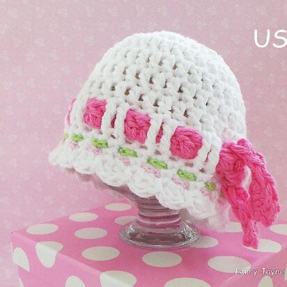Baby crochet hat - Bonny Hat