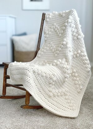 The Chevron Bobble Blanket 062