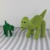 Cute Mother & Baby Dinosaur Toys