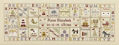 Historical Sampler Company Just For A Girl Cross Stitch Kit - 61cm x 21cm
