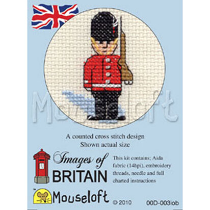 Mouseloft Guardsman Images Of Britain Kit Cross Stitch Kit - 85 x 110 x 10