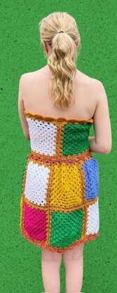 Peplum Crochet Dress