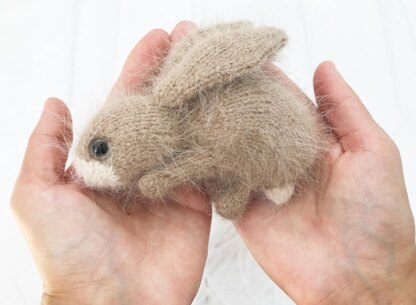 Knitted Mini Rabbit Toy