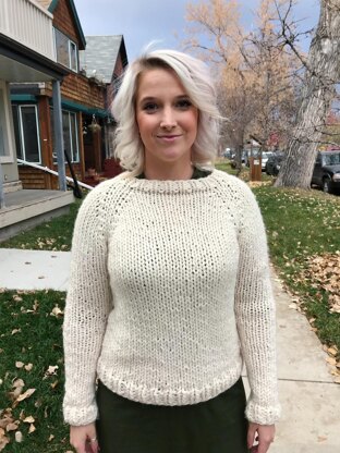 Stockinette Beginner Raglan