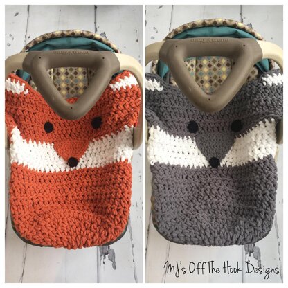 Fox & Wolf Car Seat Cozy