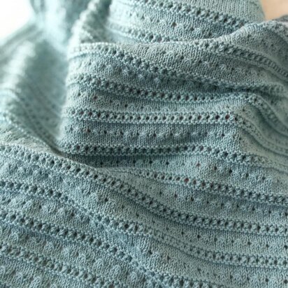 Deja Vu Blanket - knitting pattern