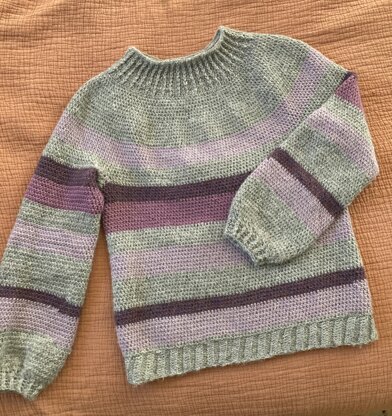 Haven stripes alpaca sweater