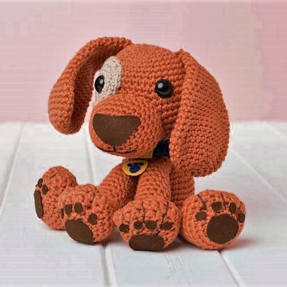 Rusty dog and bone toy amigurumi pattern