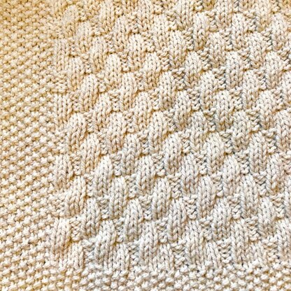 Super Easy Faux Cable Afghan