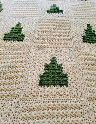 Woodland Cable Blanket