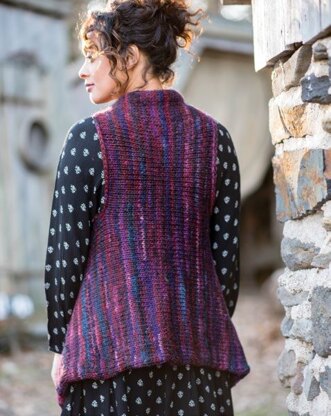 Tao Waistcoat in Berroco Millefiori Big - 392-1 - Downloadable PDF