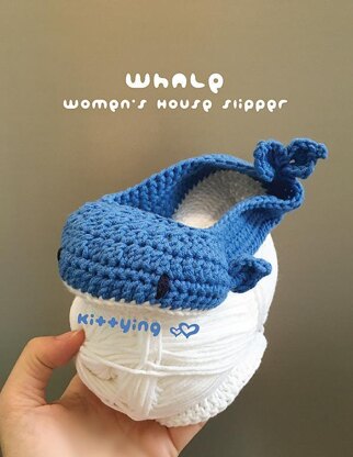 Whale Women's House Slipper