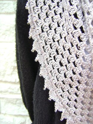 Easy Triangle Shawl or Scarf