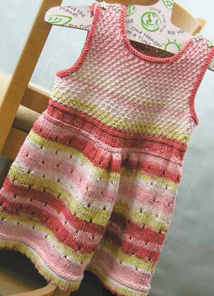 Child's Watermelon Dress in Knit One Crochet Too Ty-Dy - 2010 - Downloadable PDF