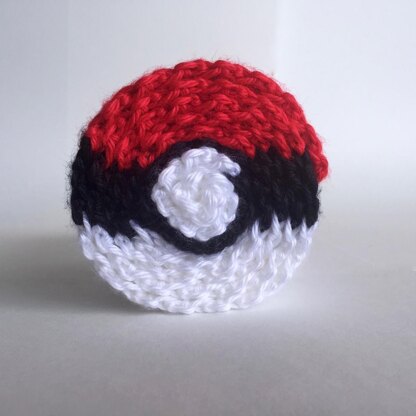 Pokeball crochet scarf