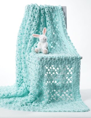 Crochet Baby Blanket in Bernat Softee Baby Solids