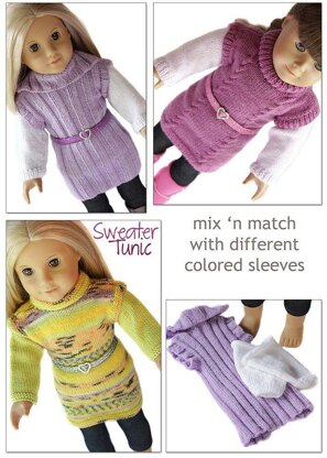 Sweater Tunic for 18 inch Dolls