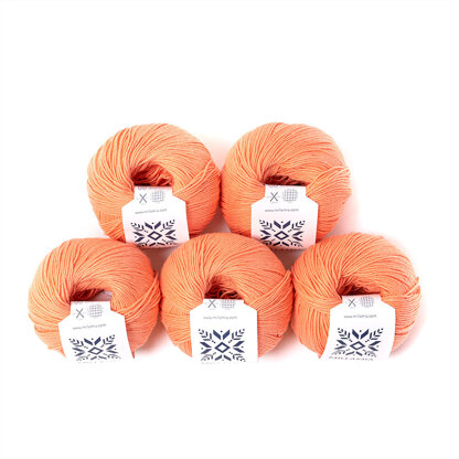 MillaMia Naturally Soft Cotton 5 Ball Value Pack