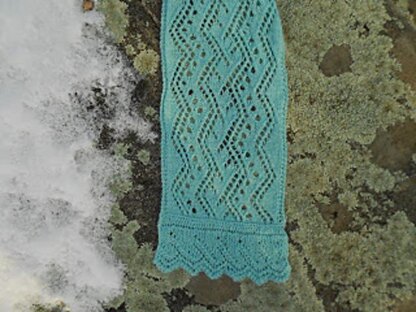 Rivers of Ice Lace Scarf