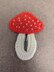 Mushroom Hair Clip