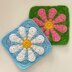 Retro daisy granny square