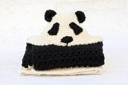 "Panda Bear Hug" Hooded Blanket