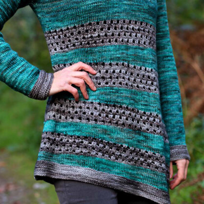 Lignite Jumper by Carol Feller - Knitting Pattern For Women in The Yarn Collective