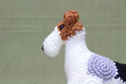 Wire fox terrier amigurumi / ワイヤーフォックステリア あみぐるみ