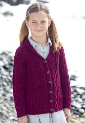 V Neck and Shawl Collared Cardigans in Sirdar Supersoft Aran - 2427 - Downloadable PDF