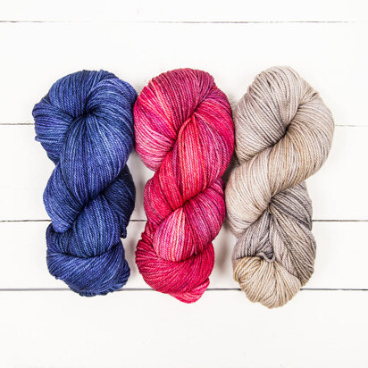 The Yarn Collective Bloomsbury DK 3 Skein Colour Pack