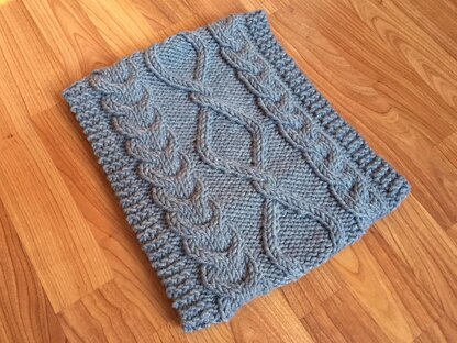 "Cozy Cowl" Cabled Cowl
