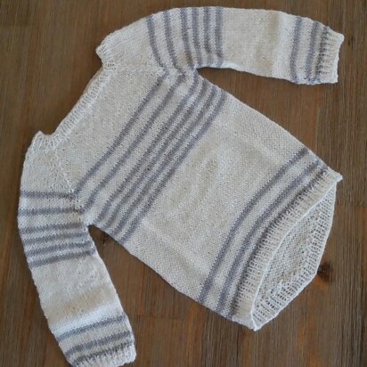 Striped Long Pullover for Kids